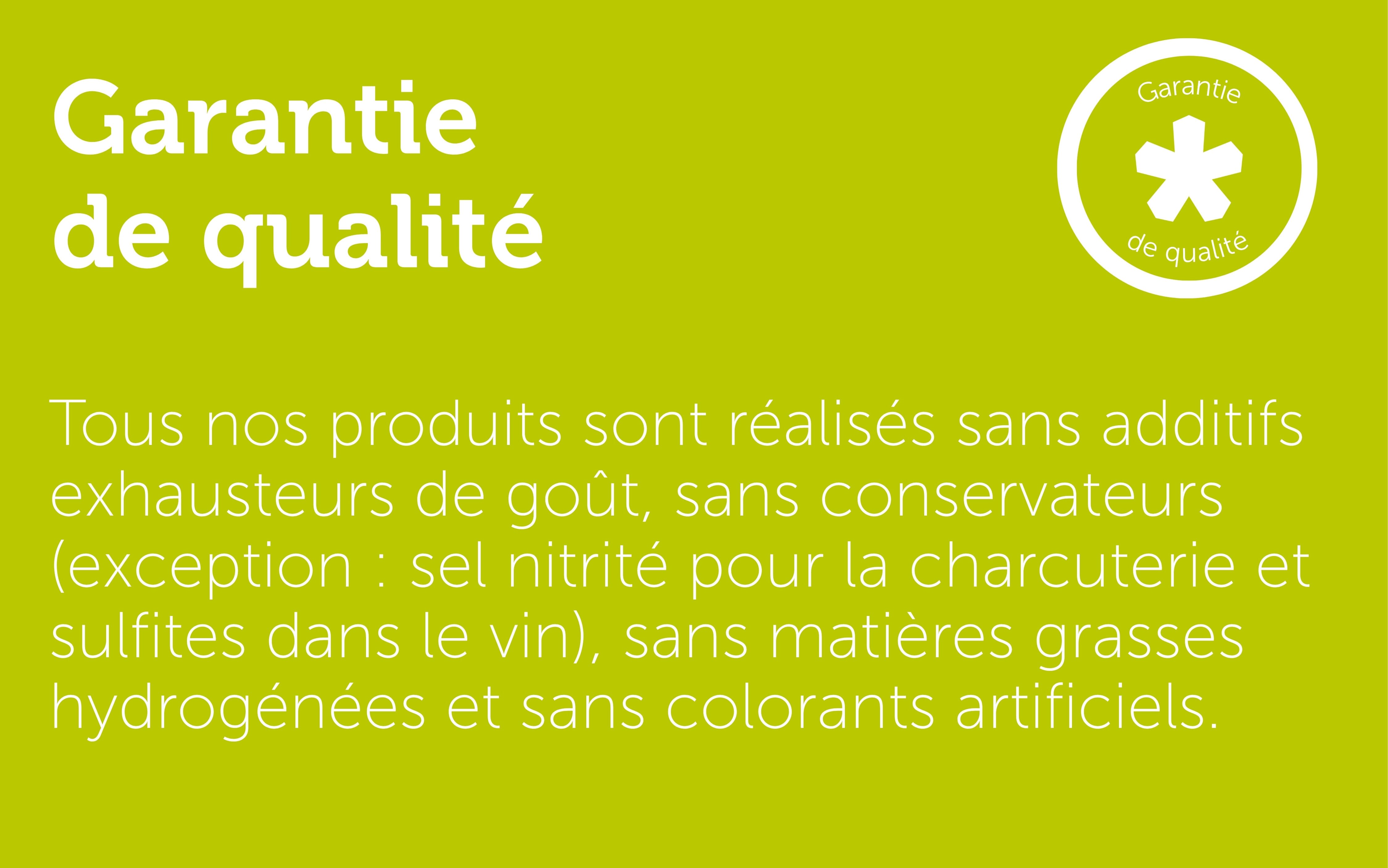 Garantie de qualité